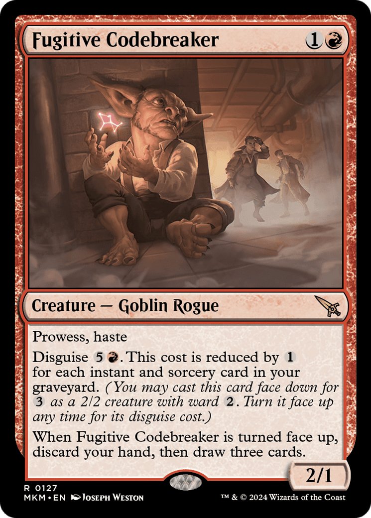 Fugitive Codebreaker [Murders at Karlov Manor] Foil