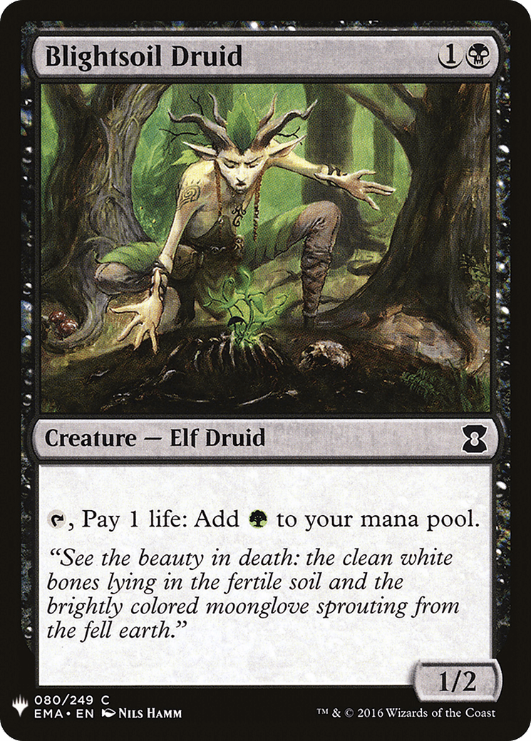 Blightsoil Druid |  (EMA-80) [The List]