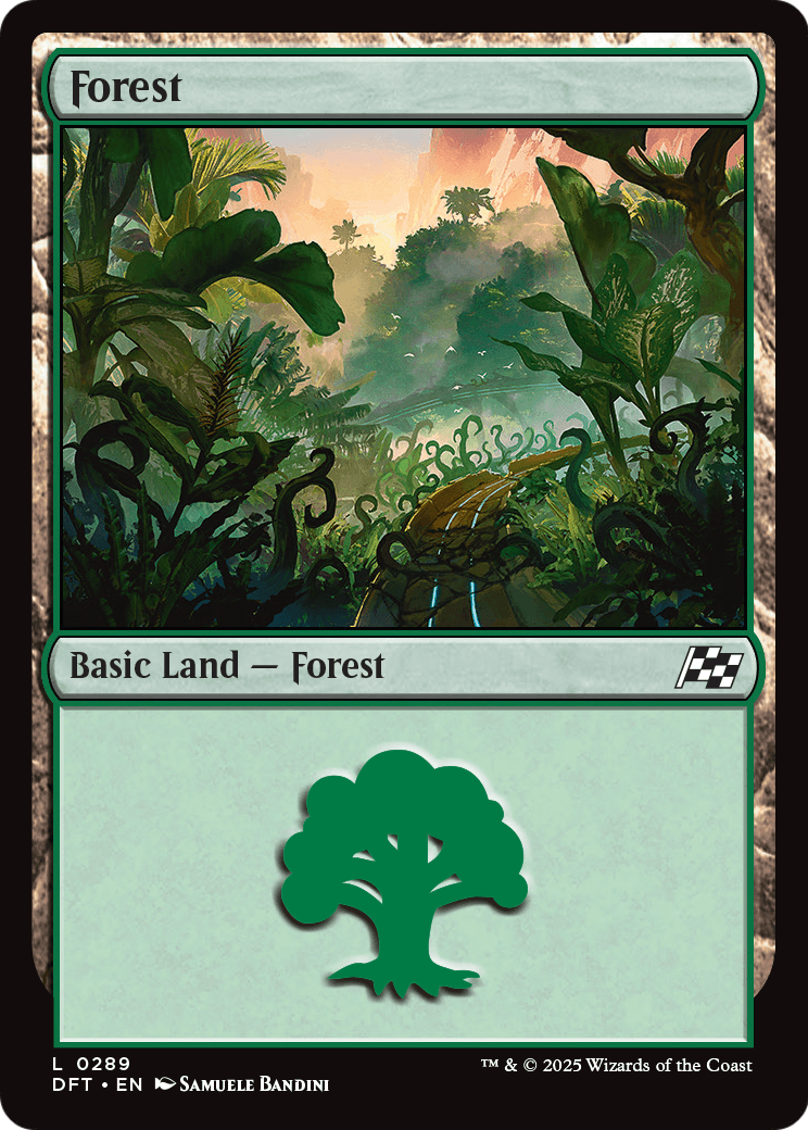 Forest |  Foil (289) [Aetherdrift]