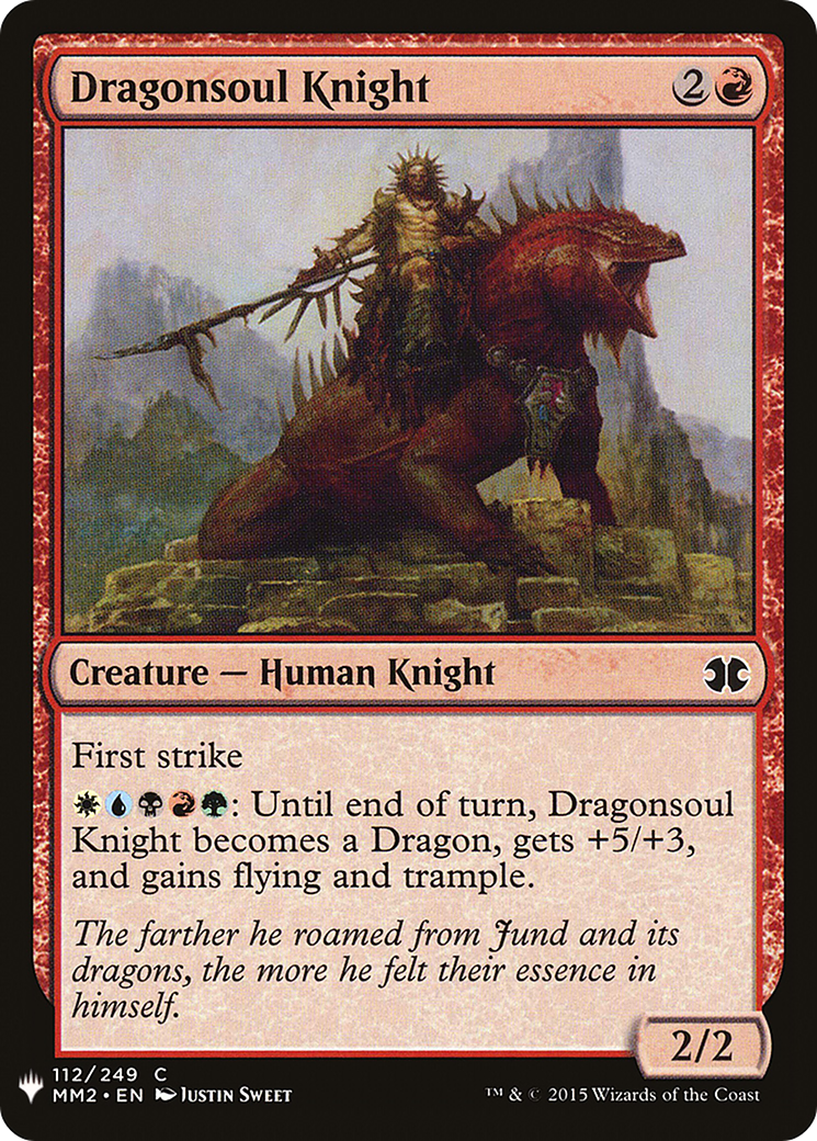 Dragonsoul Knight |  (MM2-112) [The List]