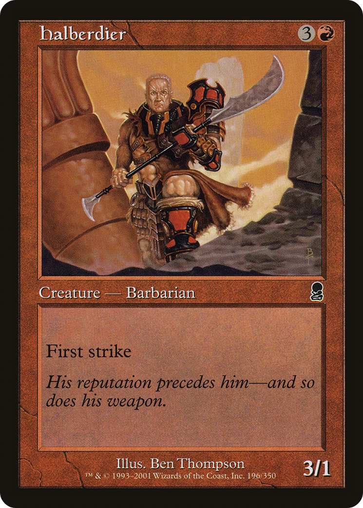 Halberdier [Odyssey] Foil