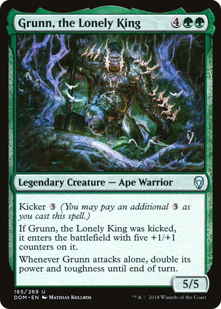 Grunn, the Lonely King [Dominaria] Foil