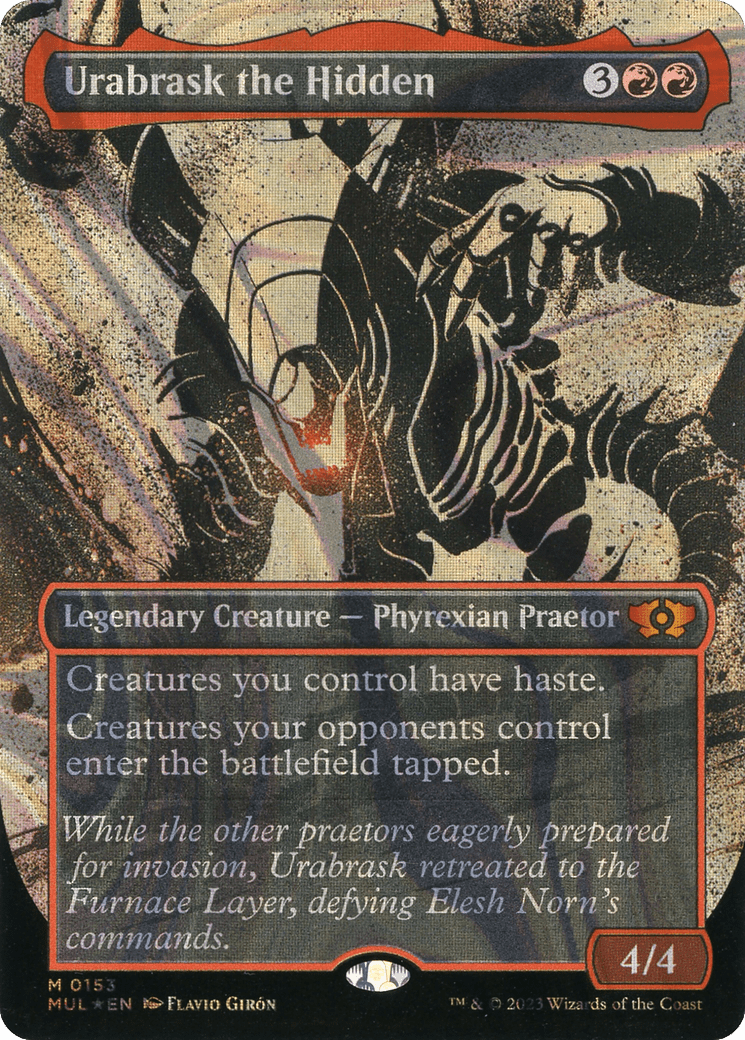 Urabrask the Hidden (Halo Foil) [Multiverse Legends]