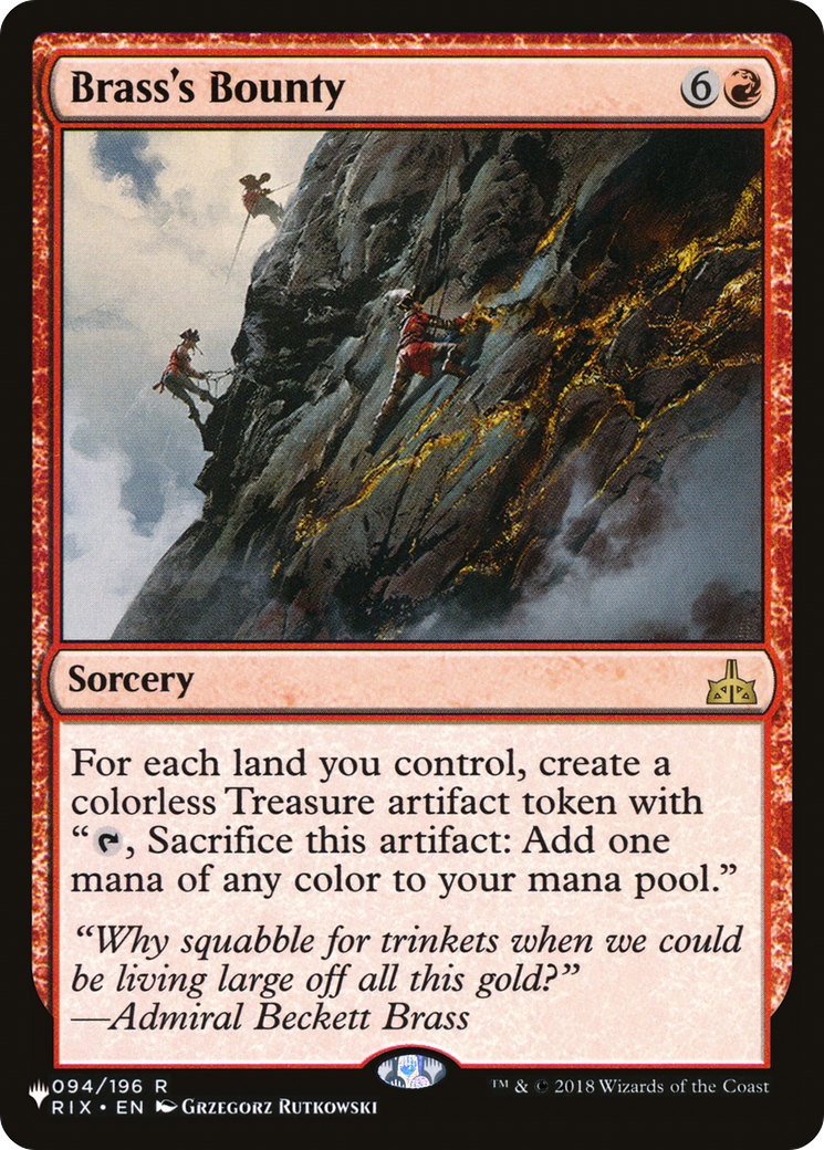 Brass's Bounty |  (RIX-94) [The List]