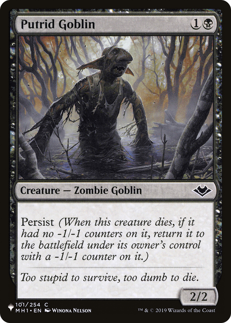 Putrid Goblin |  (MH1-101) [The List]