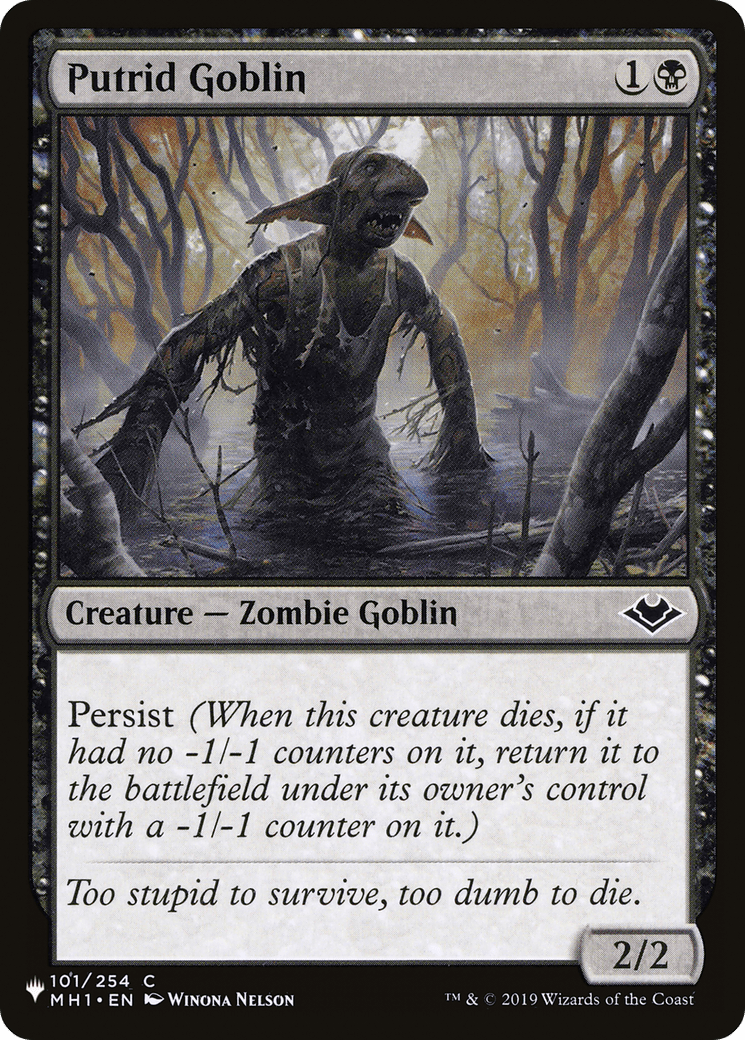Putrid Goblin |  (MH1-101) [The List]