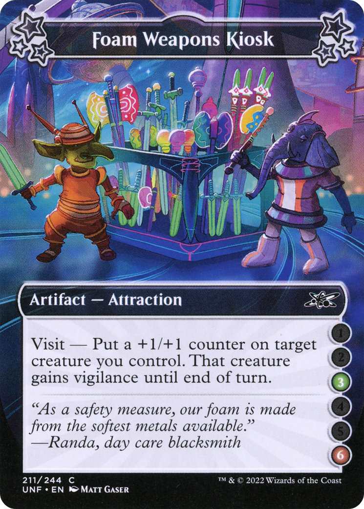 Foam Weapons Kiosk (3-6) [Unfinity] Foil