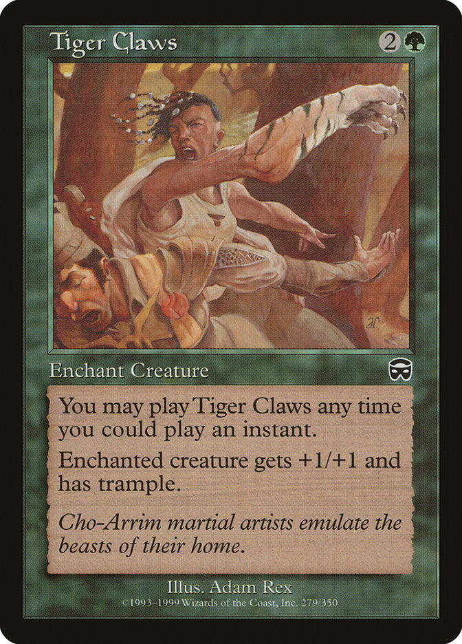 Tiger Claws 279/350 (Mercadian Masques) 