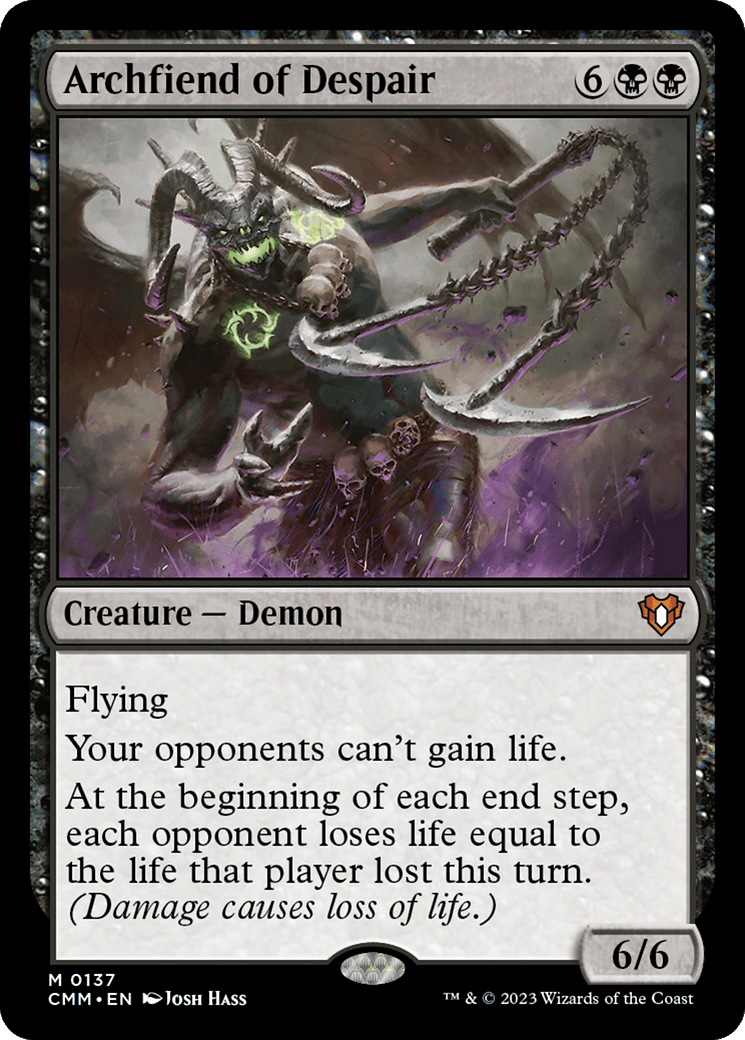 Archfiend of Despair [Commander Masters] Foil
