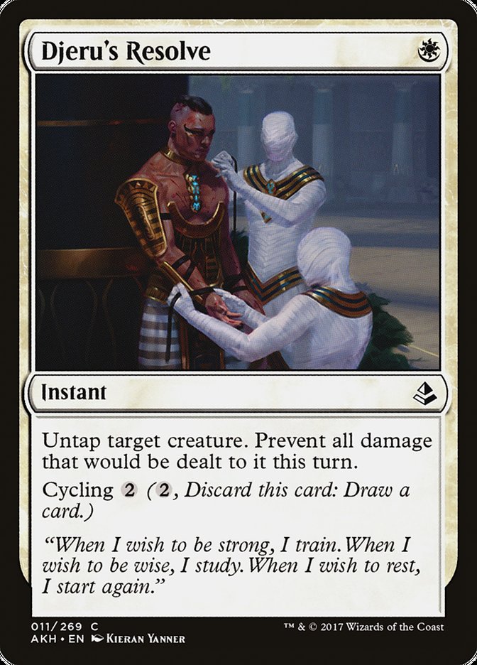 Djeru's Resolve 11 (Amonkhet) 