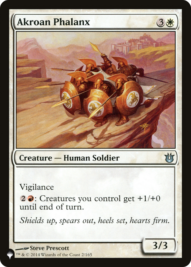 Akroan Phalanx |  (BNG-2) [The List]