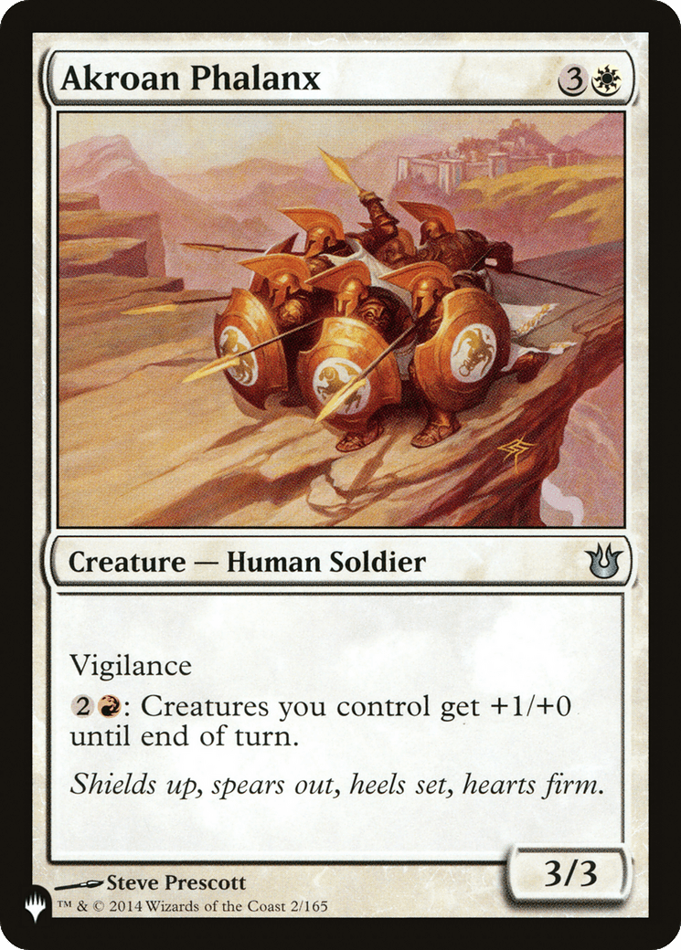 Akroan Phalanx |  (BNG-2) [The List]