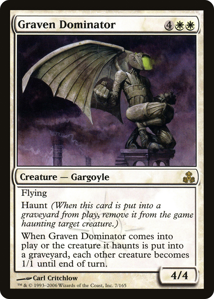 Graven Dominator [Guildpact] Foil