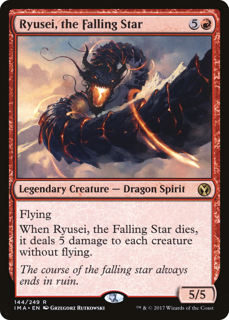 Ryusei, the Falling Star [Iconic Masters] Foil