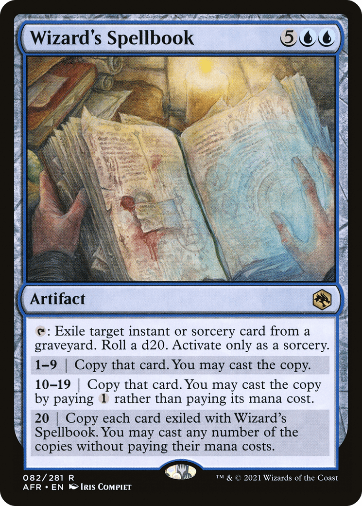 Wizard's Spellbook [Dungeons & Dragons: Adventures in the Forgotten Realms] Foil