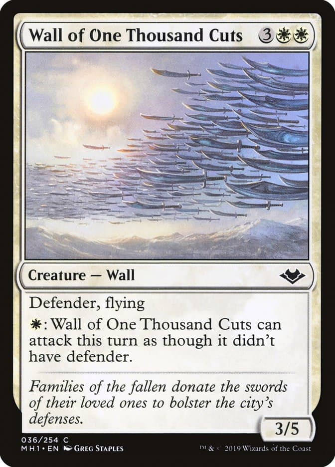 Wall of One Thousand Cuts [Modern Horizons] Foil