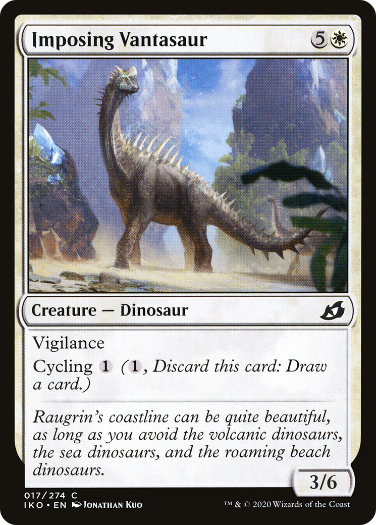 Imposing Vantasaur [Ikoria: Lair of Behemoths] Foil