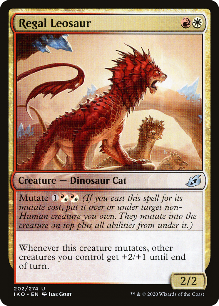 Regal Leosaur [Ikoria: Lair of Behemoths] Foil