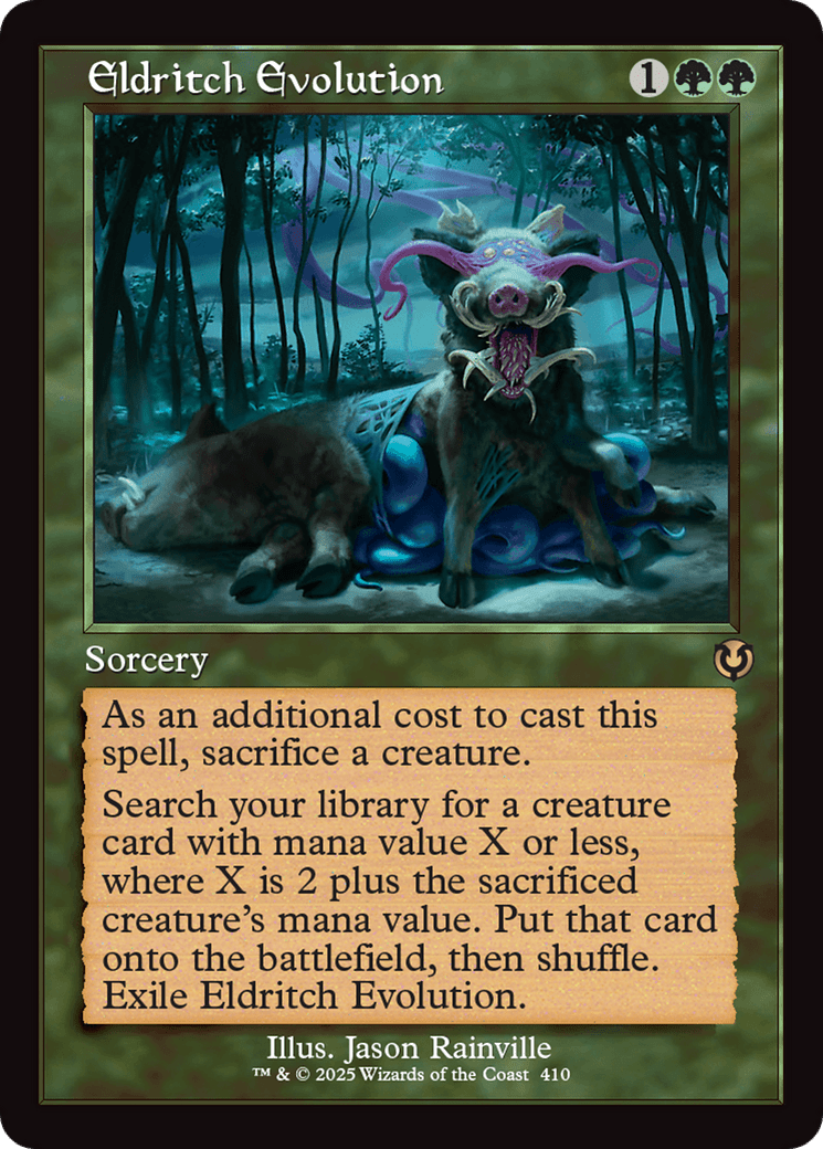 Eldritch Evolution (Retro Frame) (-410) [Innistrad Remastered]