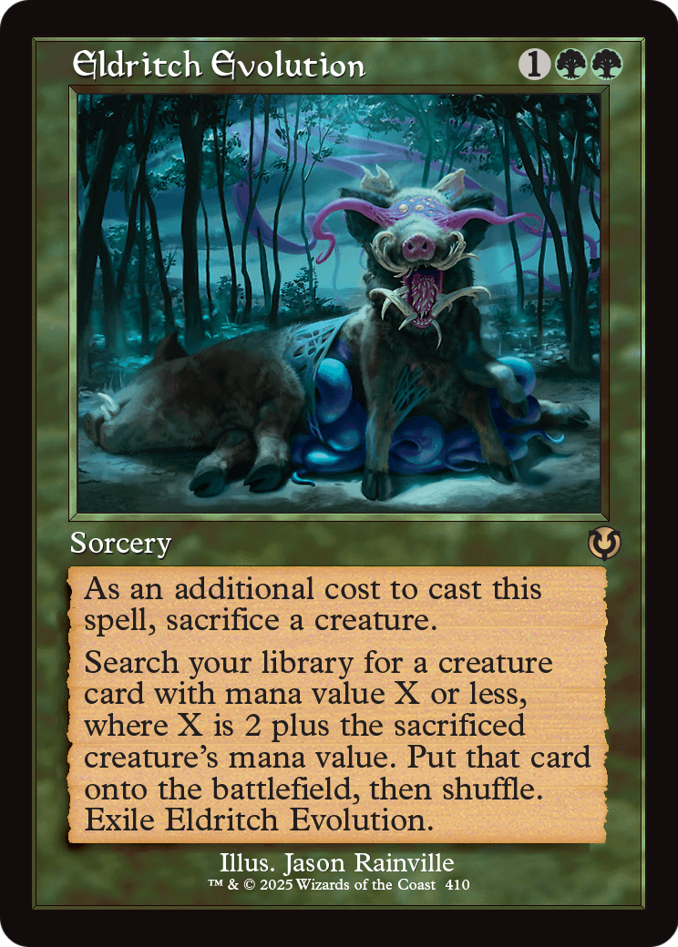 Eldritch Evolution (Retro Frame) |  Foil (410) [Innistrad Remastered]