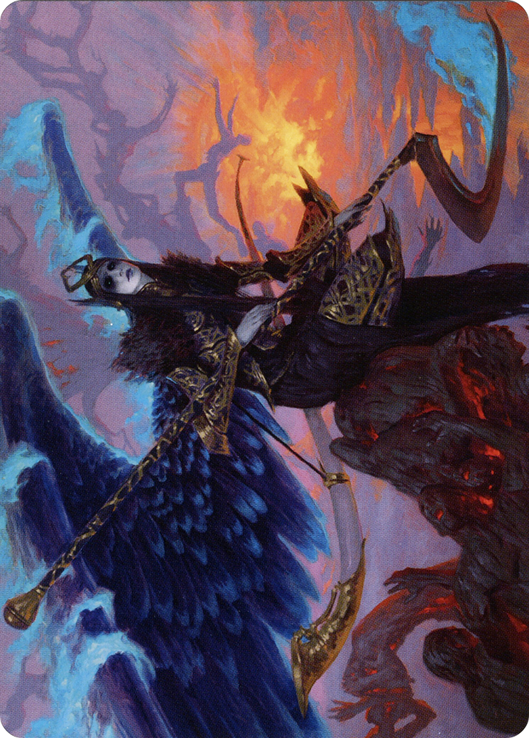 Eradicator Valkyrie // Eradicator Valkyrie (AKHM-025) - Kaldheim Art Series (Borderless) Foil