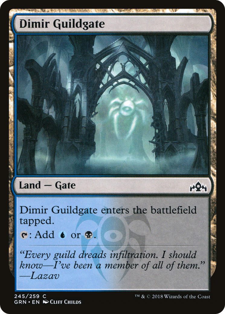 Dimir Guildgate (245/259) [Guilds of Ravnica] Foil