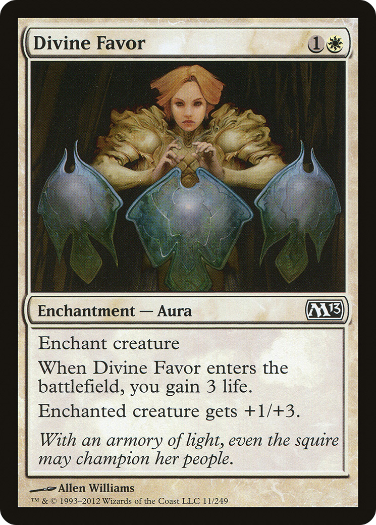 Divine Favor [Magic 2013] Foil