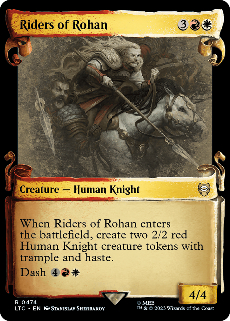 Riders of Rohan [The Lord of the Rings: Tales of Middle-Earth Commander Showcase Scrolls] Foil