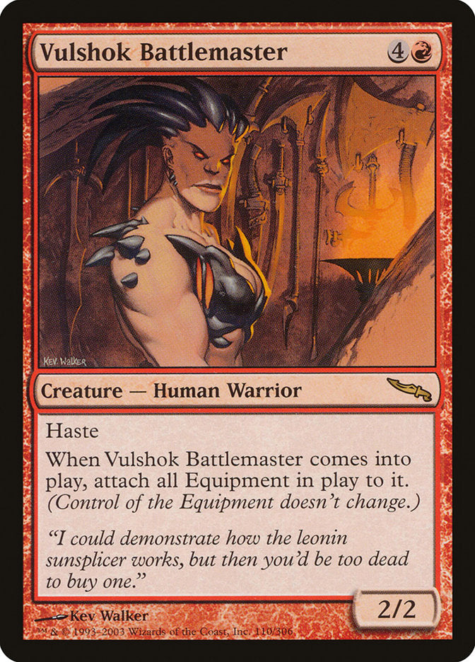 Vulshok Battlemaster 110/306 (Mirrodin)  - Foil
