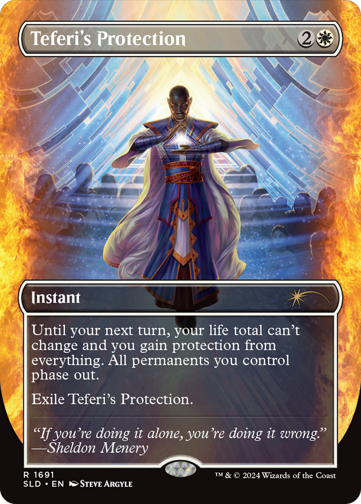 Teferi's Protection (1691) [Secret Lair: Sheldon's Spellbook] Foil