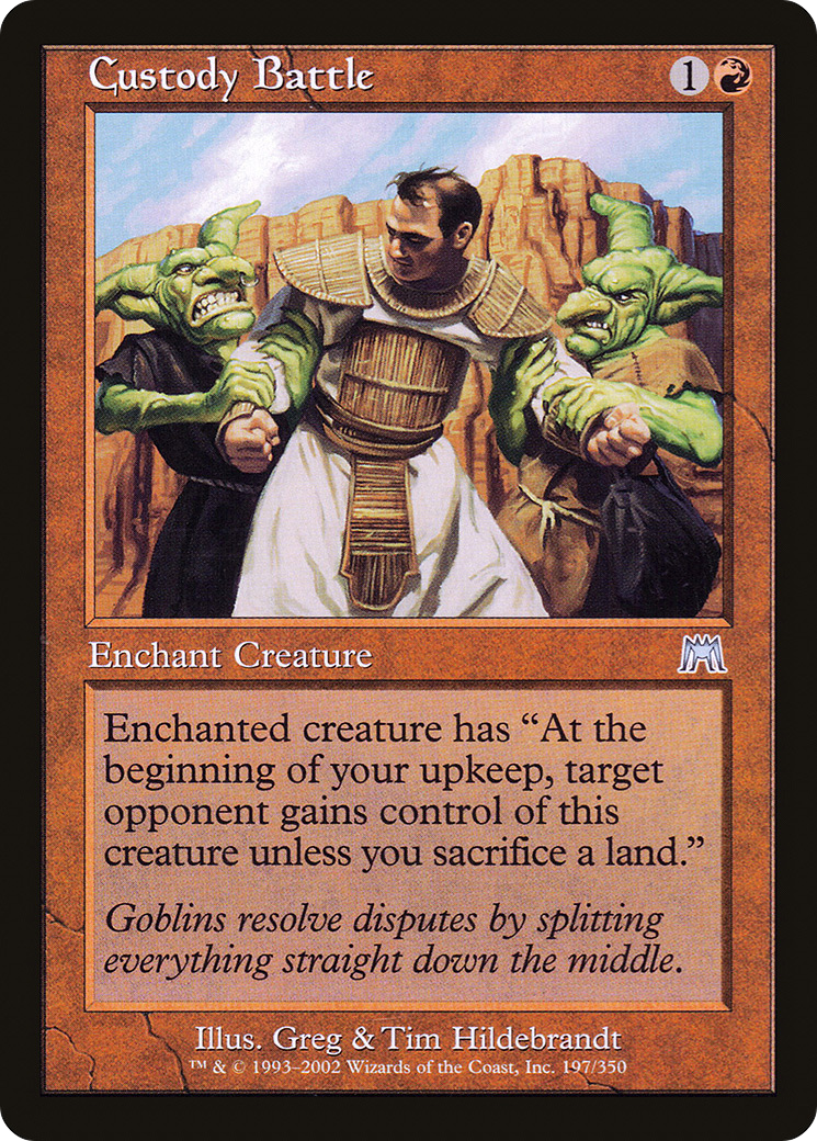 Custody Battle [Onslaught] Foil