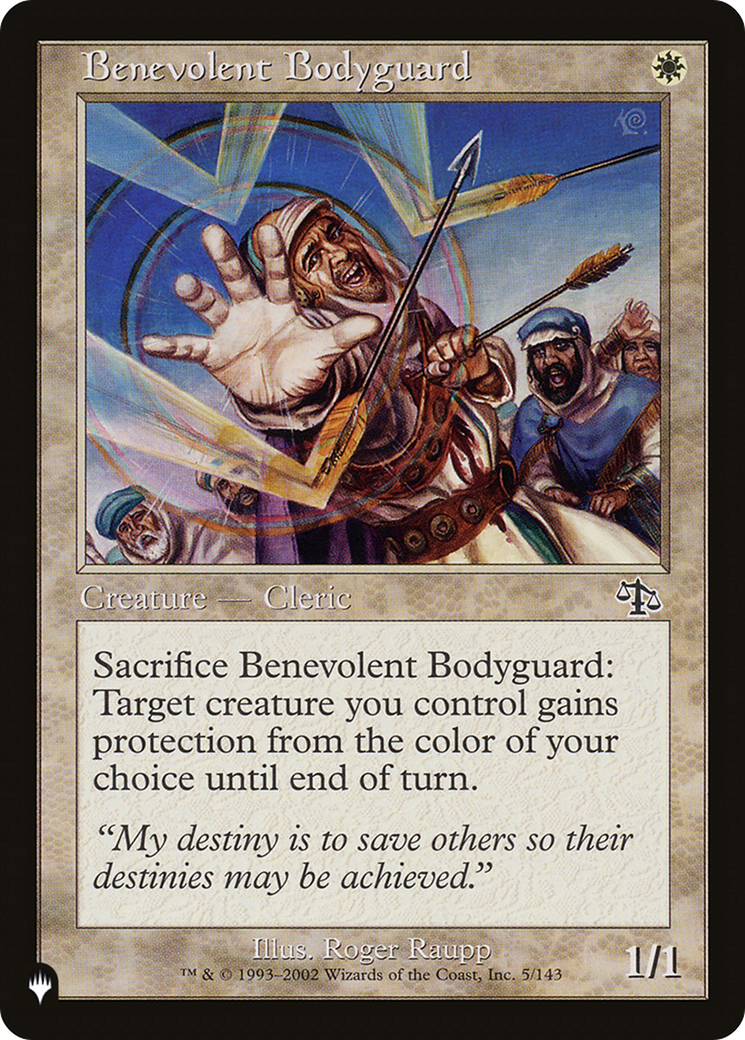 Benevolent Bodyguard |  (JUD-5) [The List]