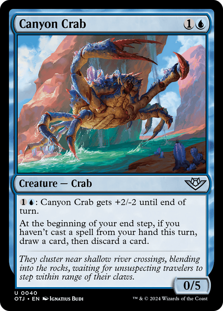 Canyon Crab [Outlaws of Thunder Junction] Foil