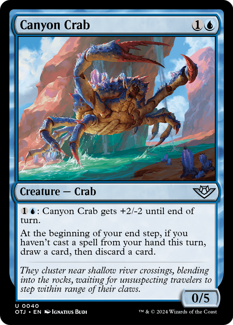 Canyon Crab [Outlaws of Thunder Junction] Foil