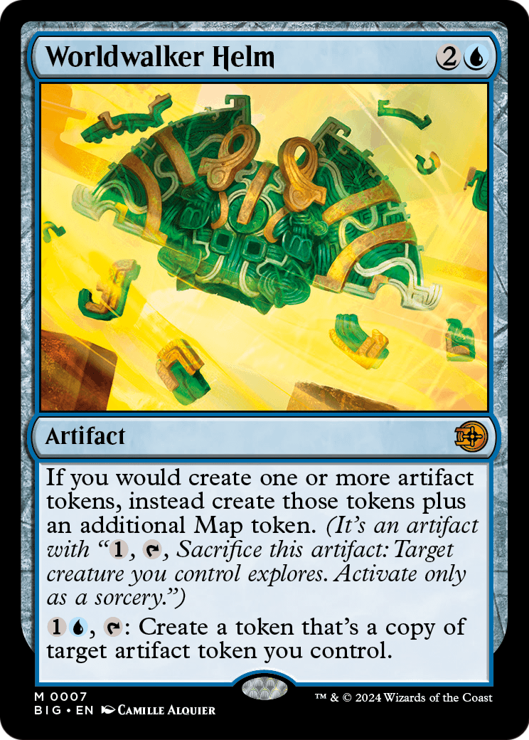 Worldwalker Helm [Outlaws of Thunder Junction: The Big Score] Foil