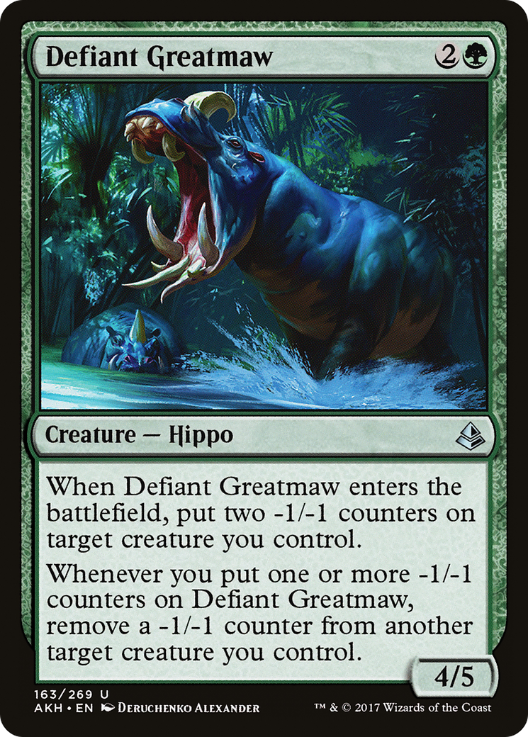 Defiant Greatmaw [Amonkhet] Foil