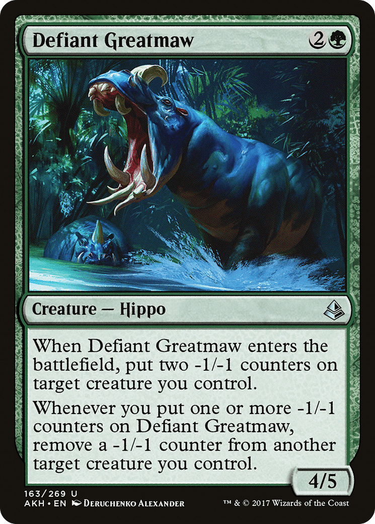 Defiant Greatmaw [Amonkhet] Foil