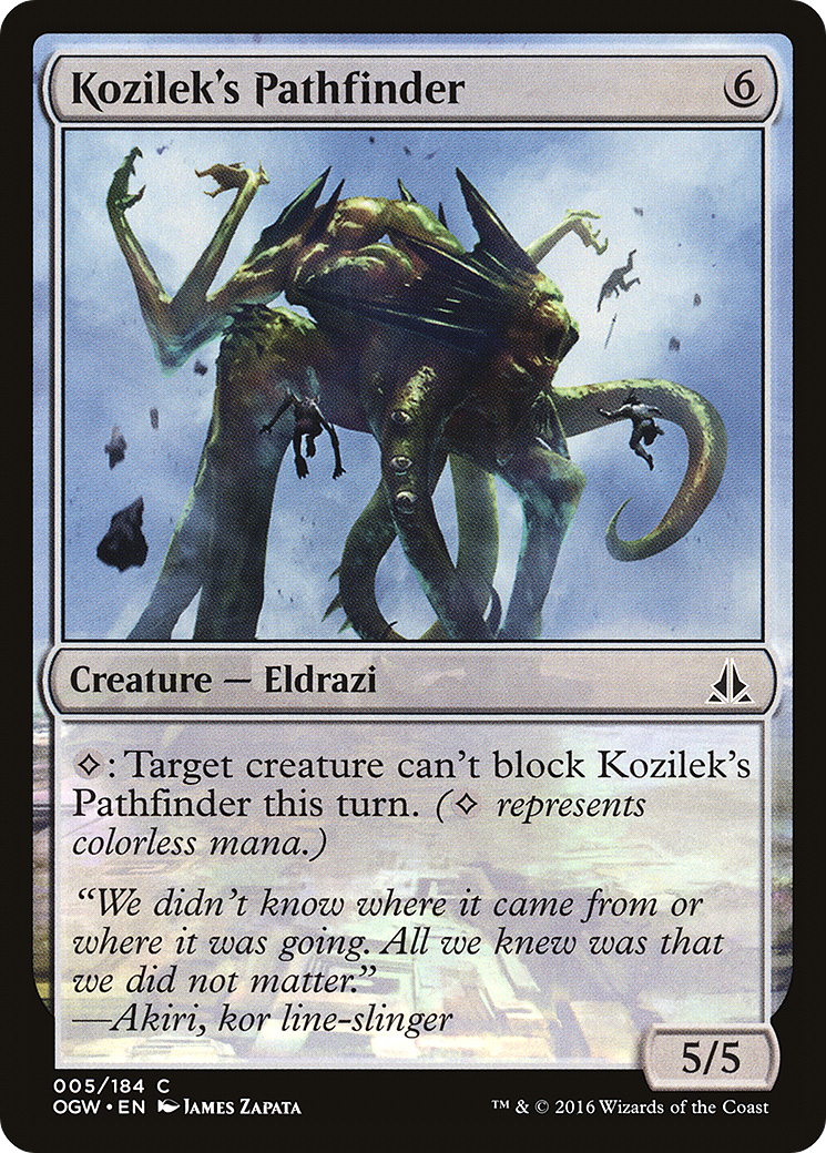 Kozilek's Pathfinder [Oath of the Gatewatch] Foil