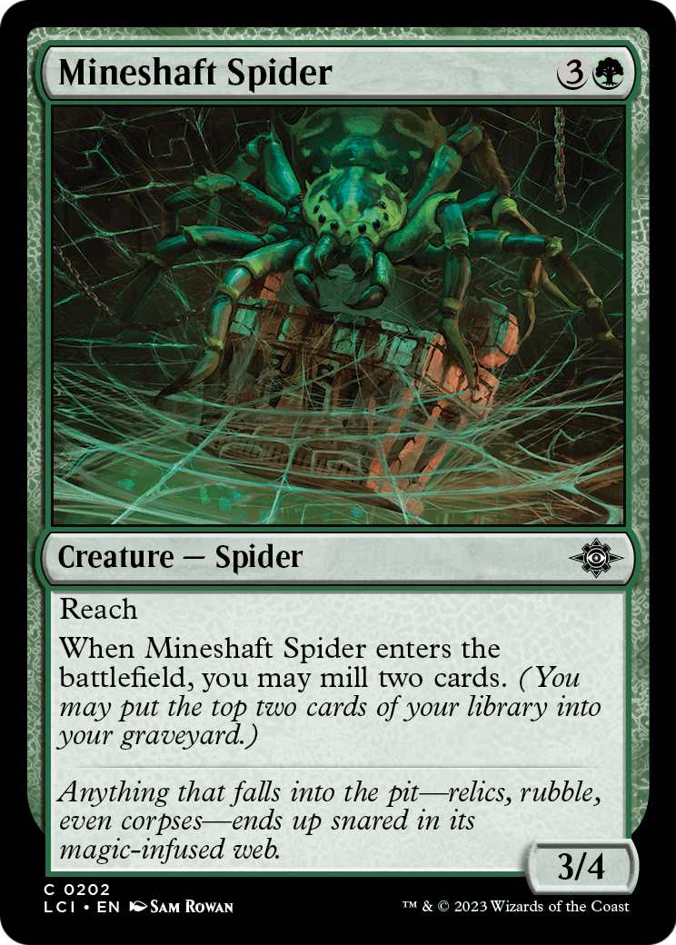 Mineshaft Spider [The Lost Caverns of Ixalan] Foil
