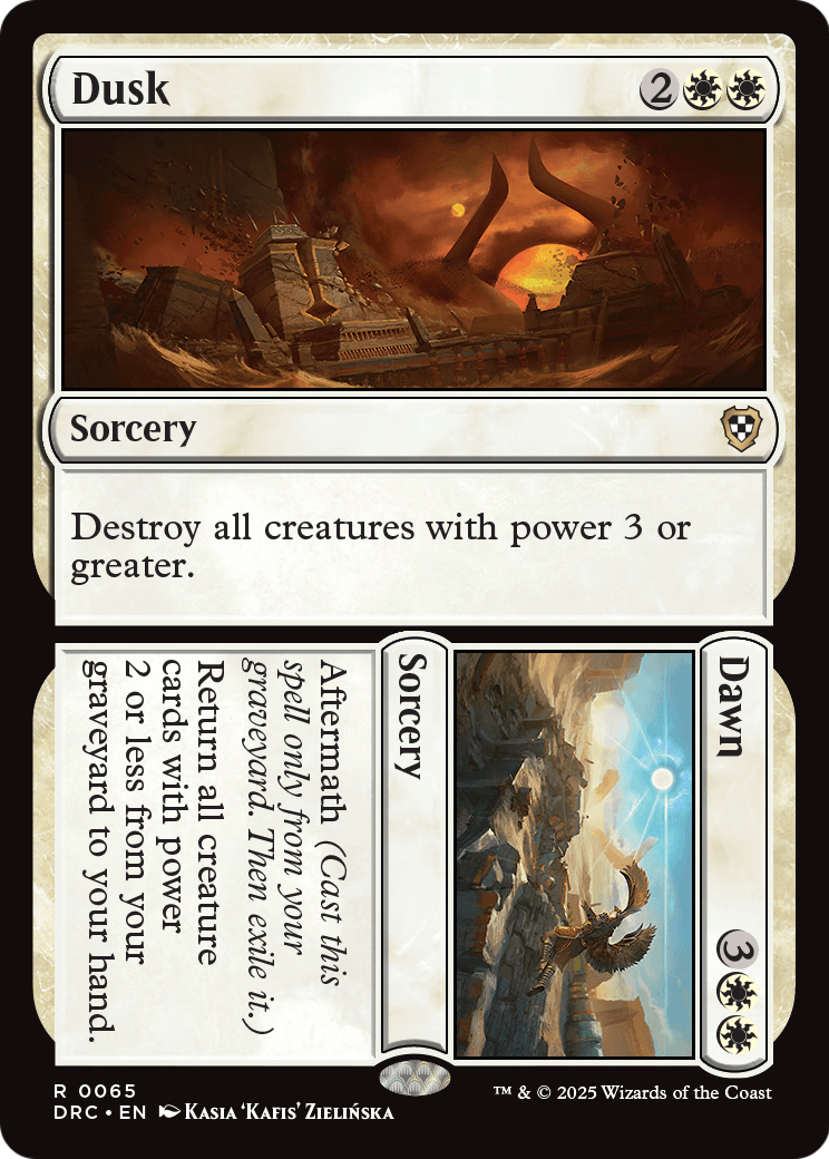 Dusk // Dawn (-065) [Commander: Aetherdrift]