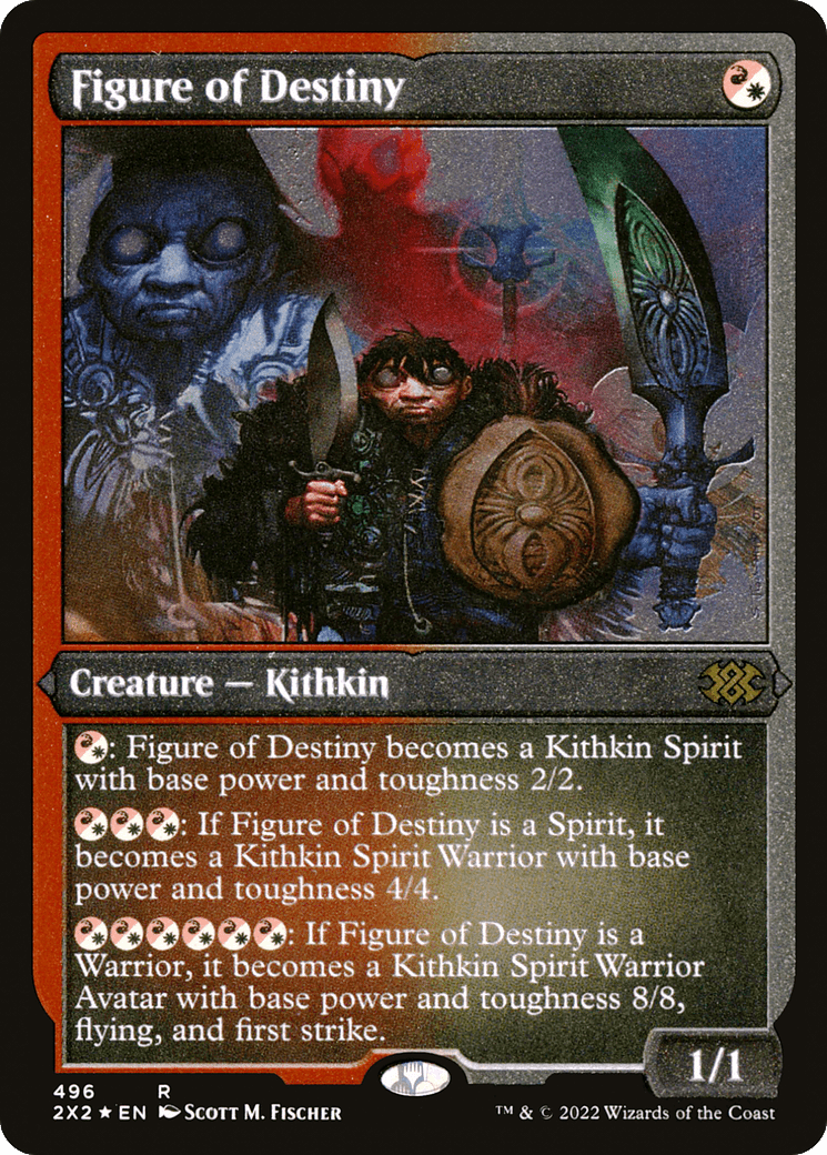 Figure of Destiny (Foil Etched) |  Foil (496) [Double Masters 2022]