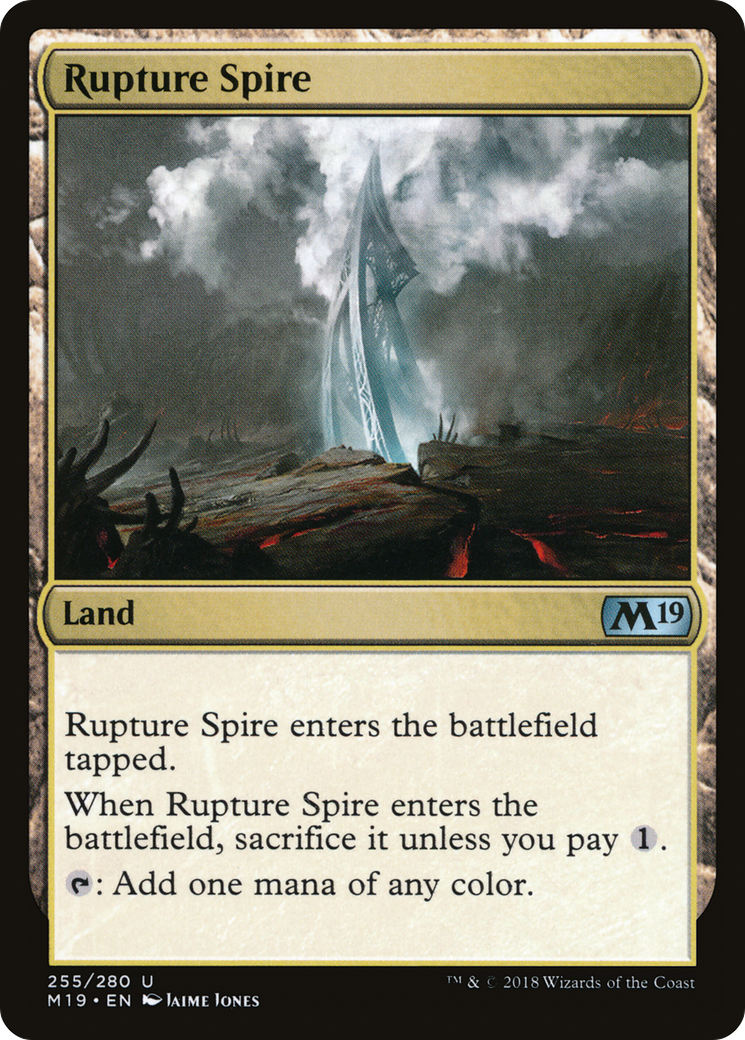 Rupture Spire [Core Set 2019] Foil