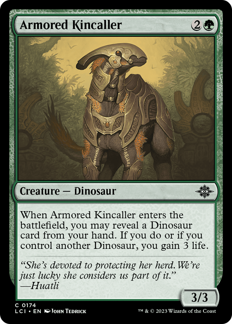 Armored Kincaller [The Lost Caverns of Ixalan] Foil