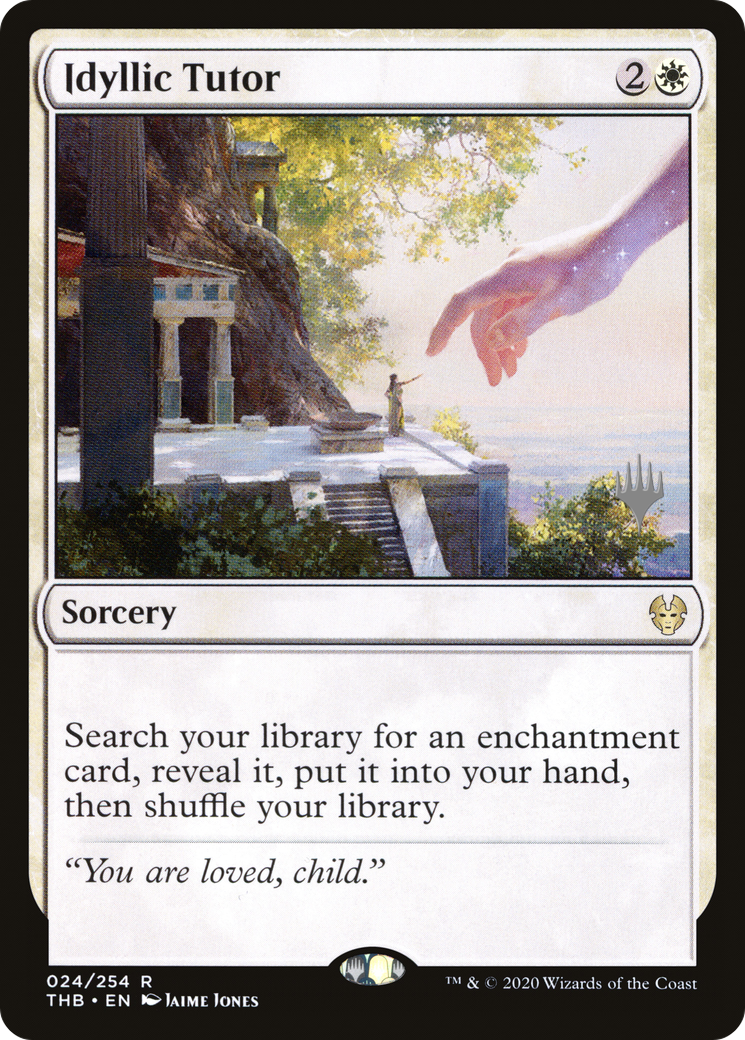 Idyllic Tutor (Promo Pack) [Theros Beyond Death Promos] Foil