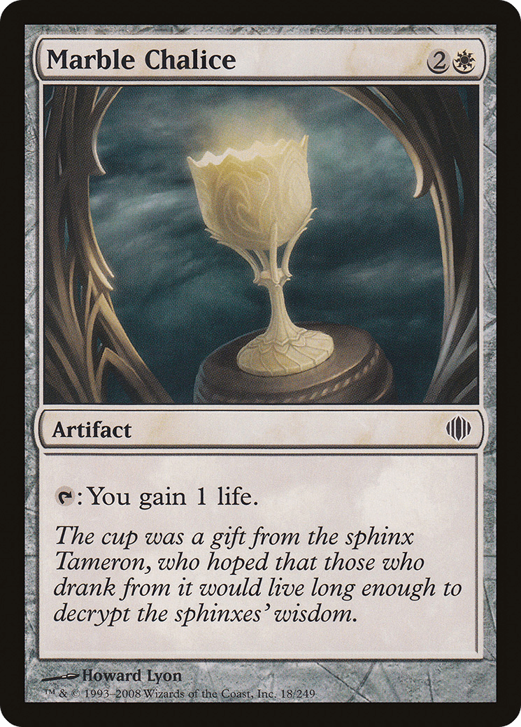 Marble Chalice [Shards of Alara] Foil
