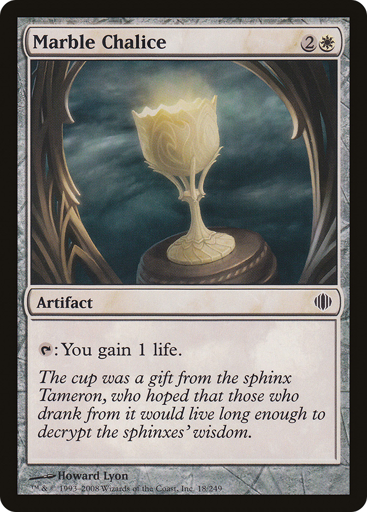 Marble Chalice [Shards of Alara] Foil