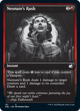 Neonates Rush 151/534 (Innistrad: Double Feature)  - Foil
