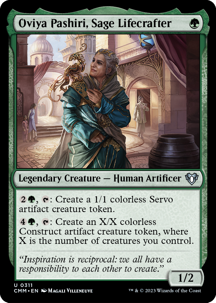 Oviya Pashiri, Sage Lifecrafter [Commander Masters] Foil