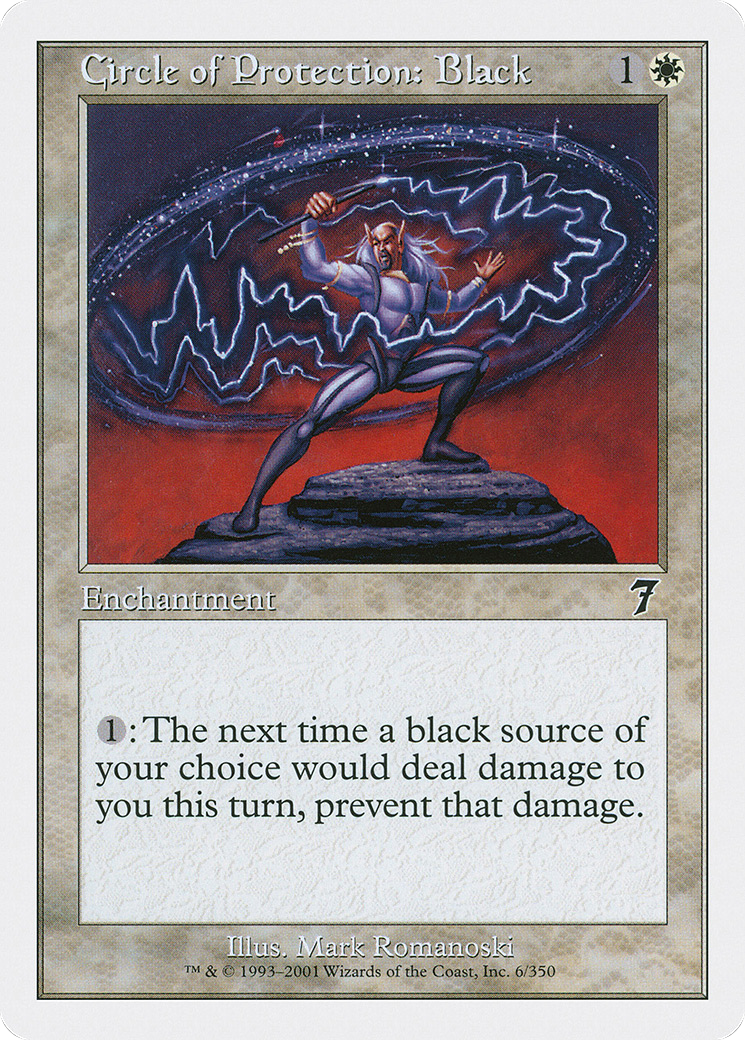 Circle of Protection: Black [Seventh Edition] Foil
