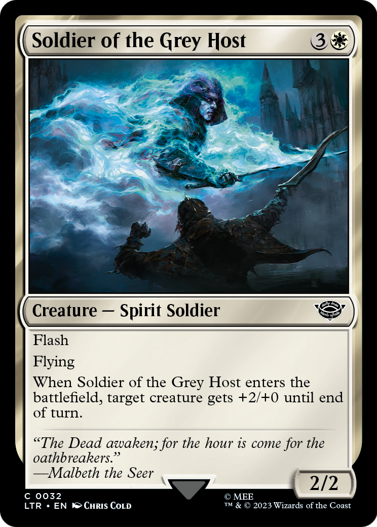 Soldier of the Grey Host [The Lord of the Rings: Tales of Middle-Earth] Foil